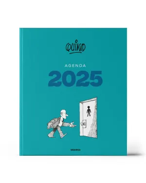 QUINO 2025 AGENDA ENCUADERNADA TURQUESA